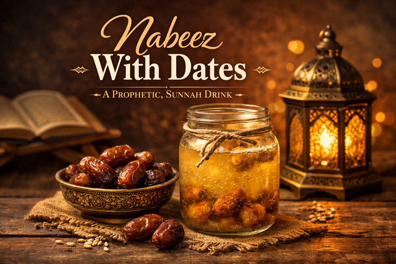 Nabeez With Dates-A Prophetic, Sunnah Drink