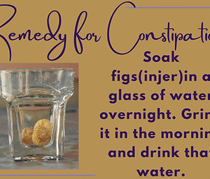 Remedy for Constipation