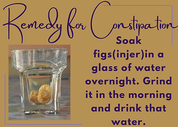 Remedy for Constipation