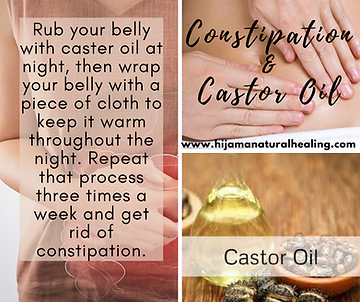 Constipation and caster oil