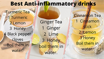 3 best Anti-Inflammatory Teas