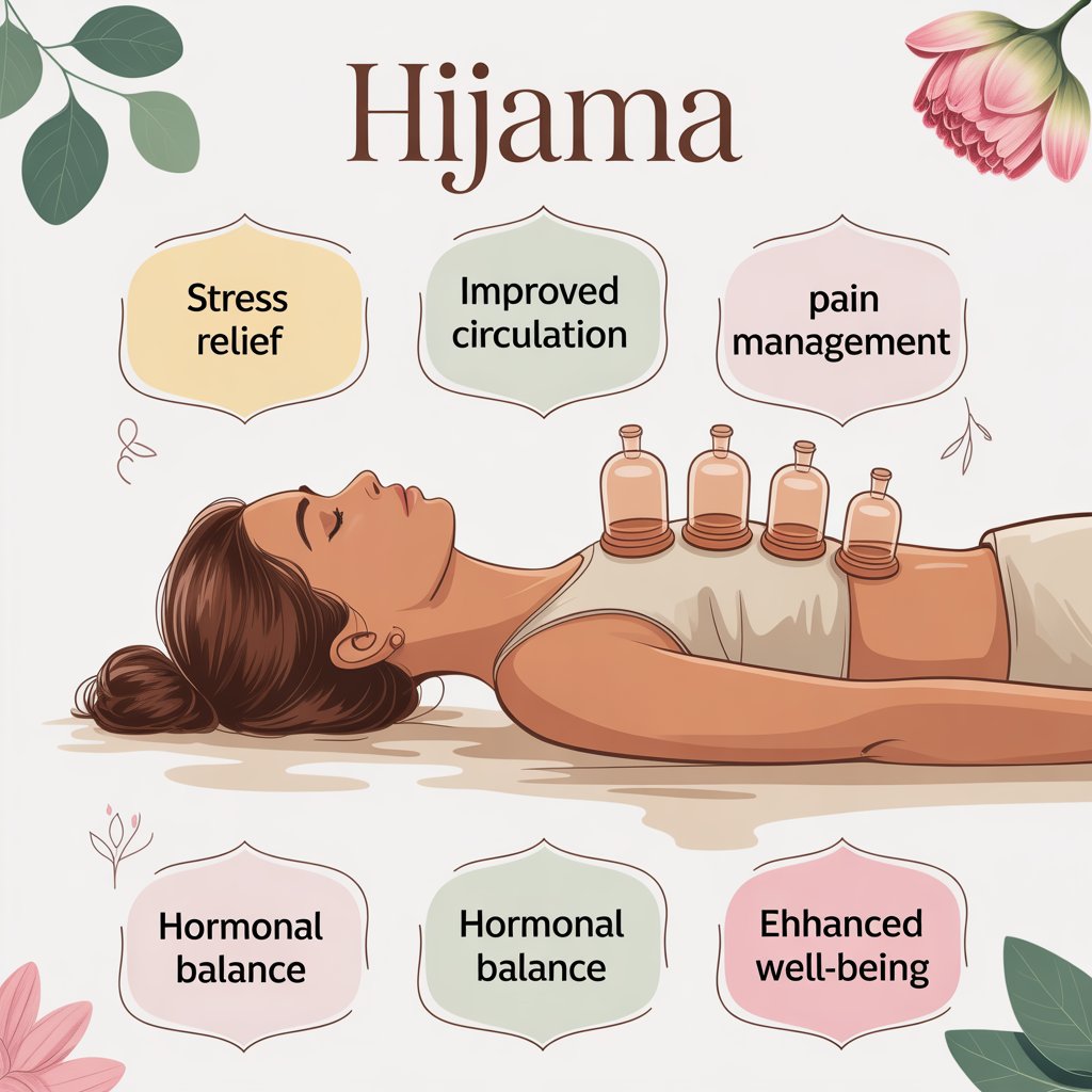 infographics on Benefits of Hijama for Women