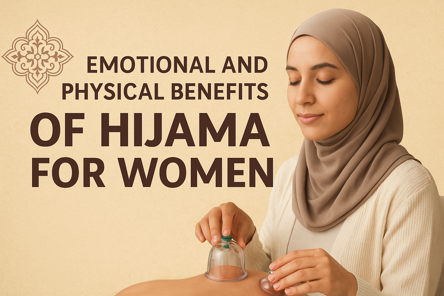 a blog feature image on Emotional and Physical Benefits of Hijama for Women