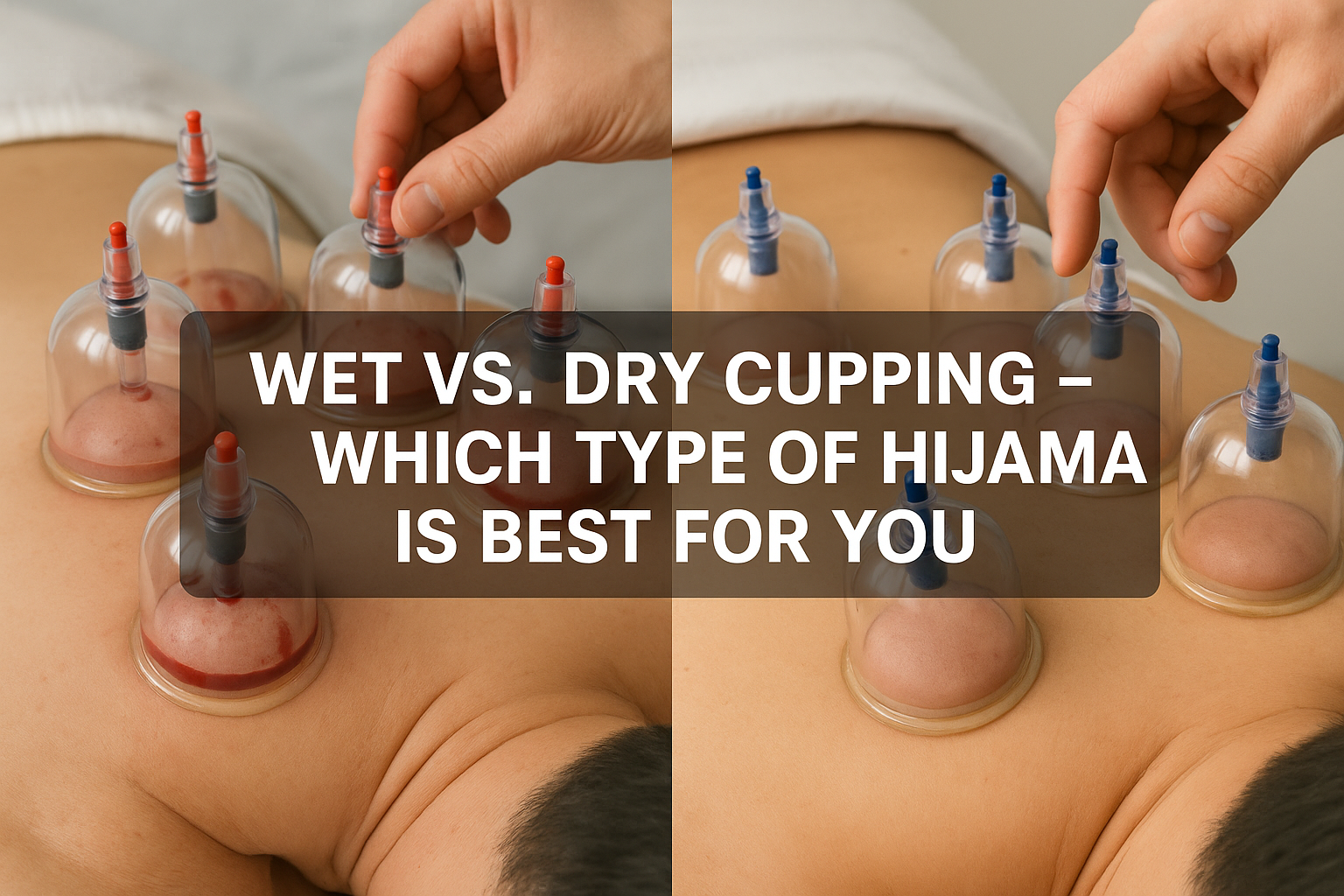 wet vs dry cupping and find which Hijama therapy fits your needs.