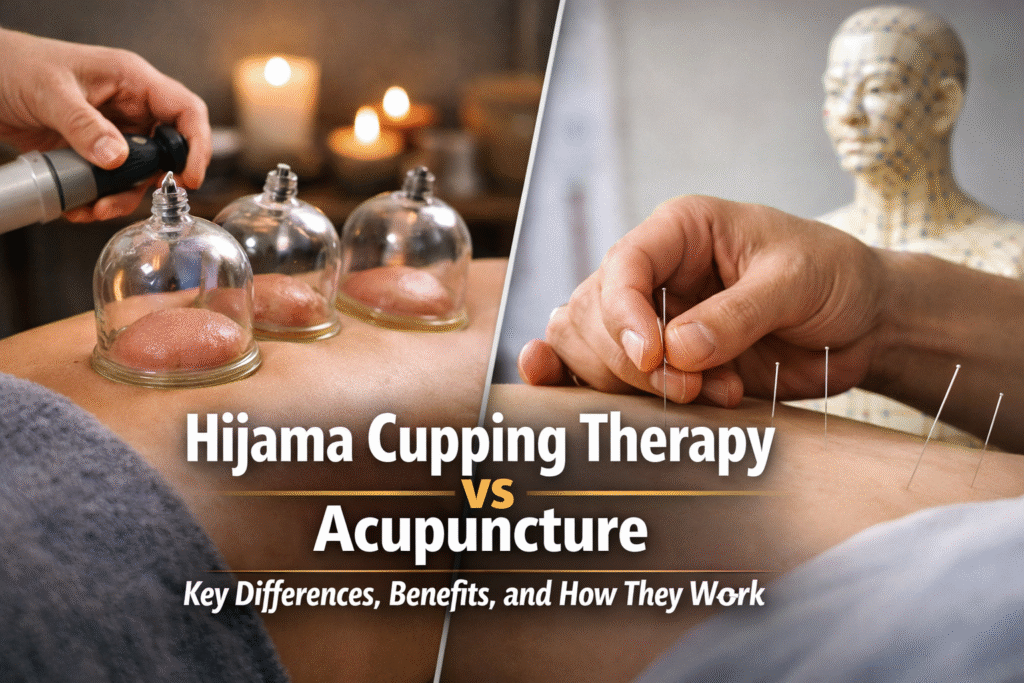 Hijama Cupping Therapy vs Acupuncture How They Work